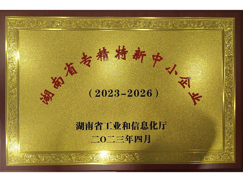 湖南省专精特新中小企业